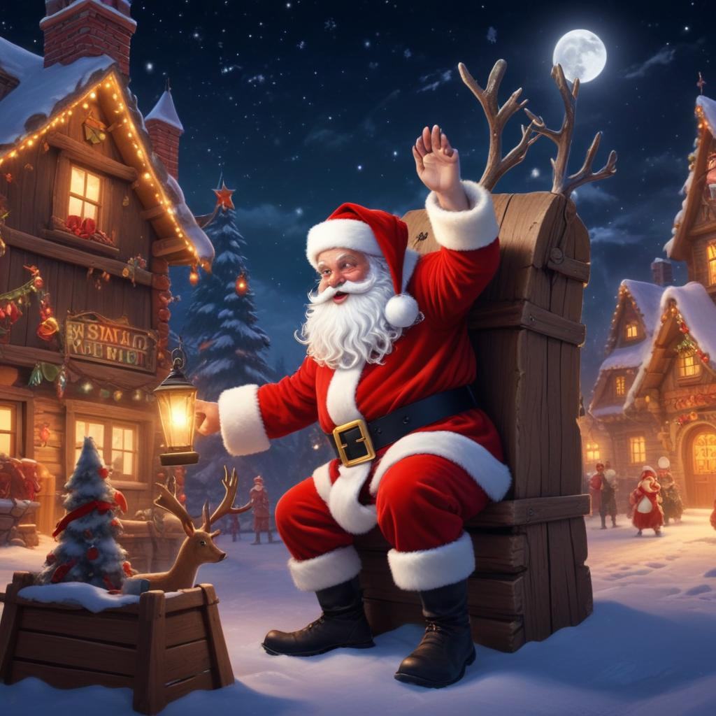 Santa’s Wild Night Snow